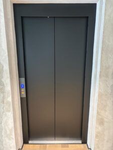 Lift door spray finished image